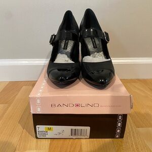 Bandolino Black Patent Leather Heels